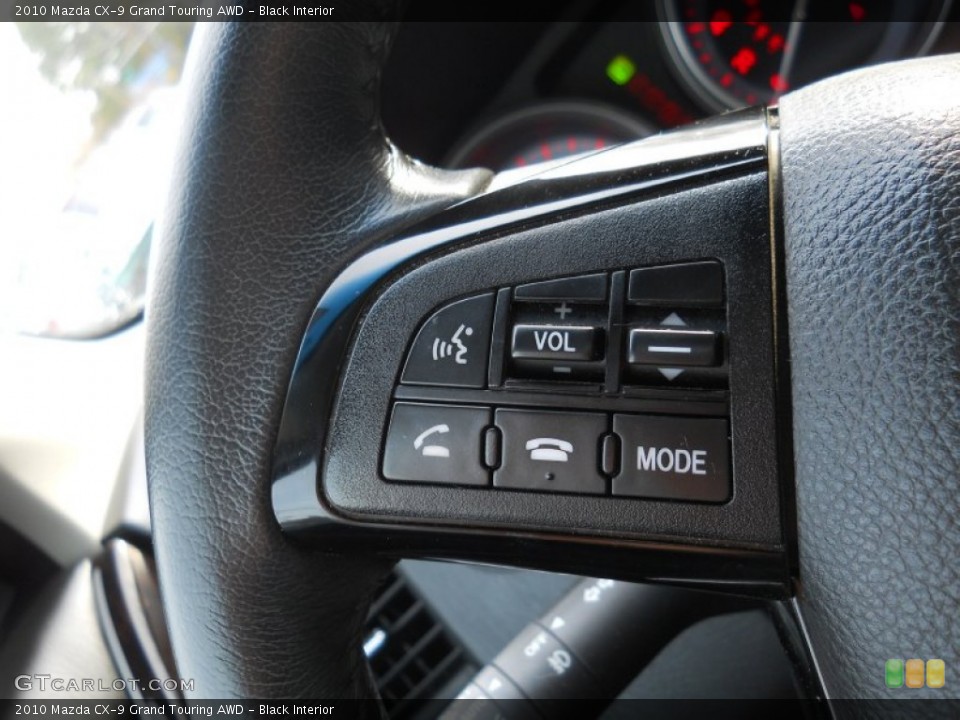 Black Interior Controls for the 2010 Mazda CX-9 Grand Touring AWD #55929747