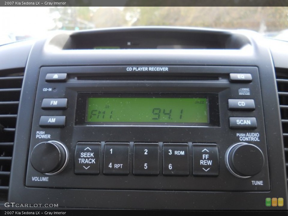 Gray Interior Audio System for the 2007 Kia Sedona LX #55929813
