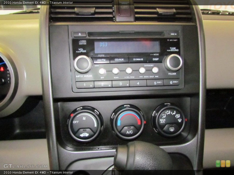 Titanium Interior Controls for the 2010 Honda Element EX 4WD #55931631