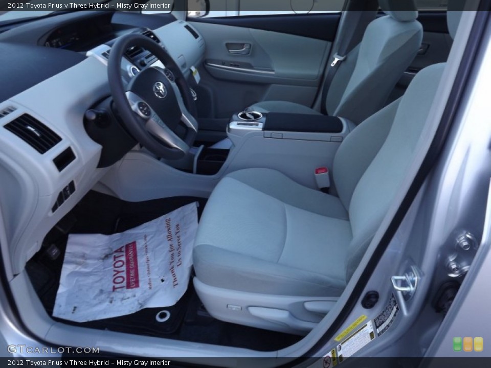 Misty Gray Interior Photo for the 2012 Toyota Prius v Three Hybrid #55931991