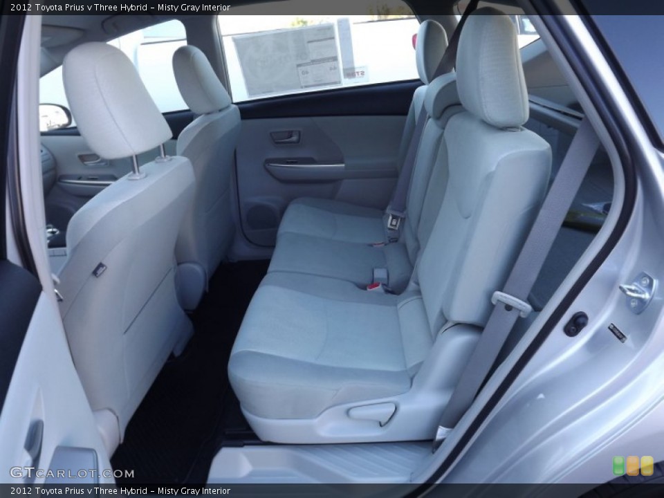 Misty Gray Interior Photo for the 2012 Toyota Prius v Three Hybrid #55932024