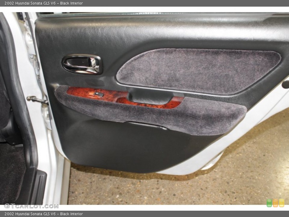 Black Interior Door Panel for the 2002 Hyundai Sonata GLS V6 #55933767