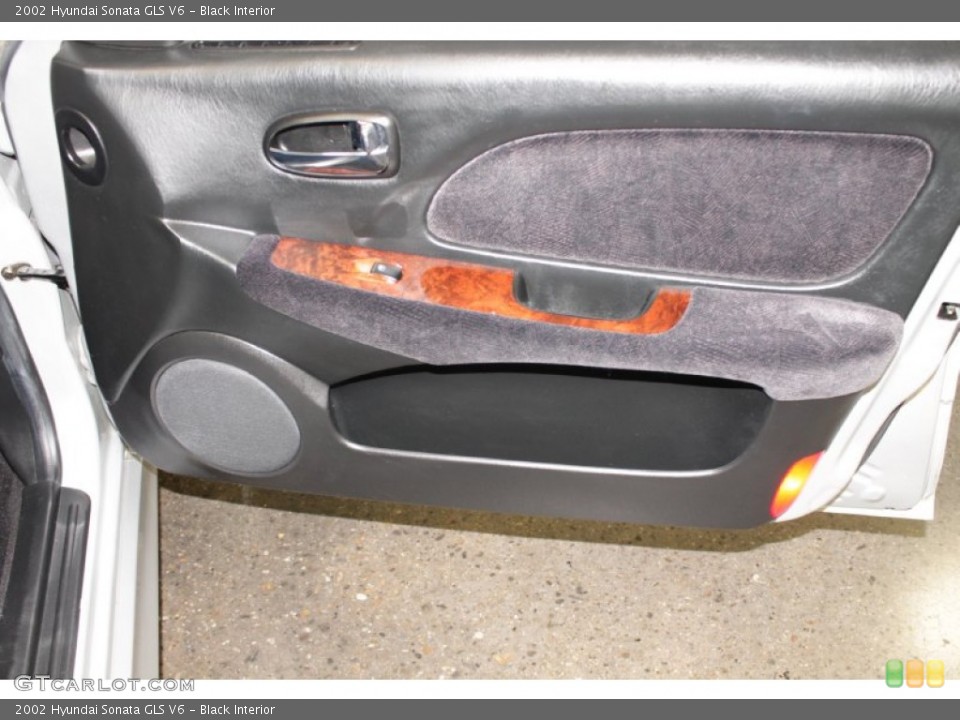 Black Interior Door Panel for the 2002 Hyundai Sonata GLS V6 #55933782
