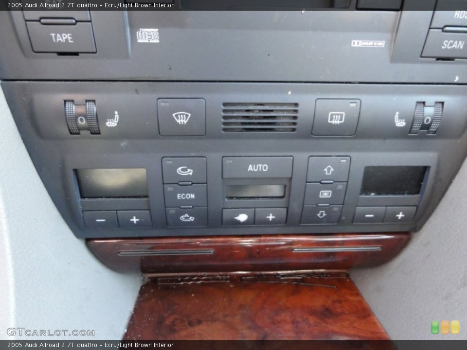 Ecru/Light Brown Interior Controls for the 2005 Audi Allroad 2.7T quattro #55935441
