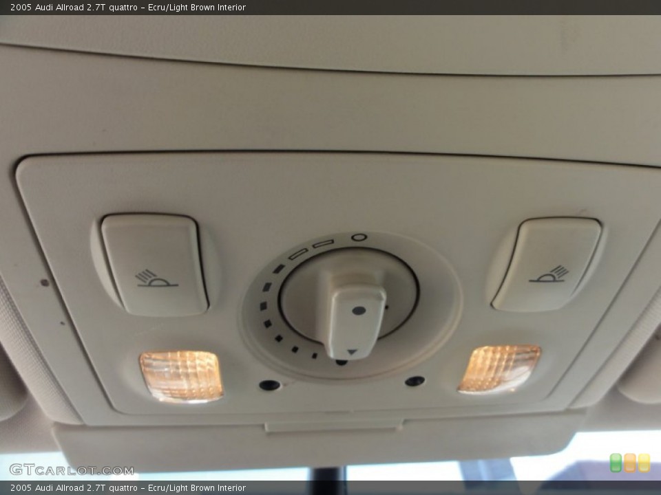 Ecru/Light Brown Interior Controls for the 2005 Audi Allroad 2.7T quattro #55935459