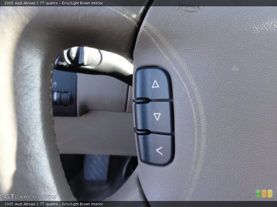 Ecru/Light Brown Interior Controls for the 2005 Audi Allroad 2.7T quattro #55935525