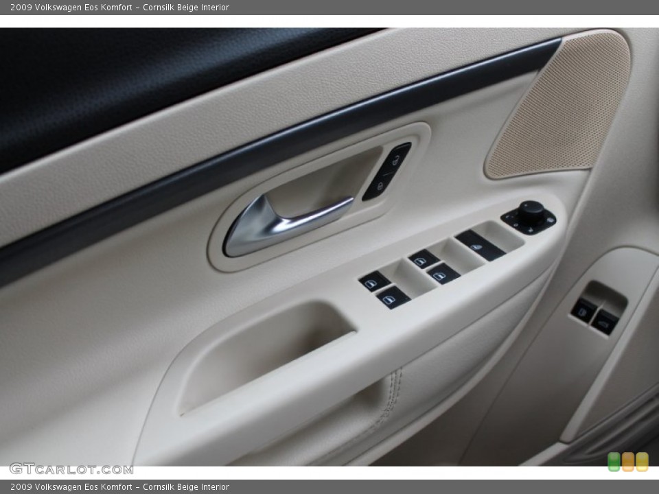 Cornsilk Beige Interior Door Panel for the 2009 Volkswagen Eos Komfort #55935741
