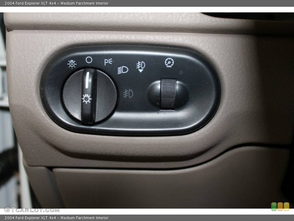Medium Parchment Interior Controls for the 2004 Ford Explorer XLT 4x4 #55936011