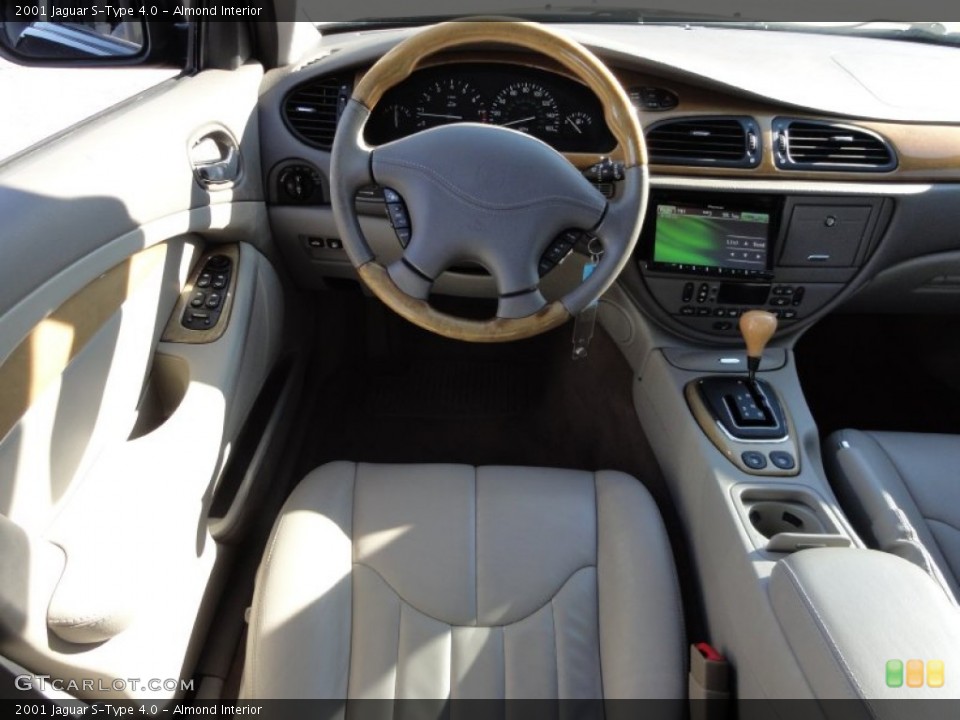 Almond Interior Controls for the 2001 Jaguar S-Type 4.0 #55936740