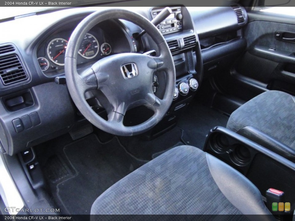 Black Interior Photo for the 2004 Honda CR-V LX #55937649