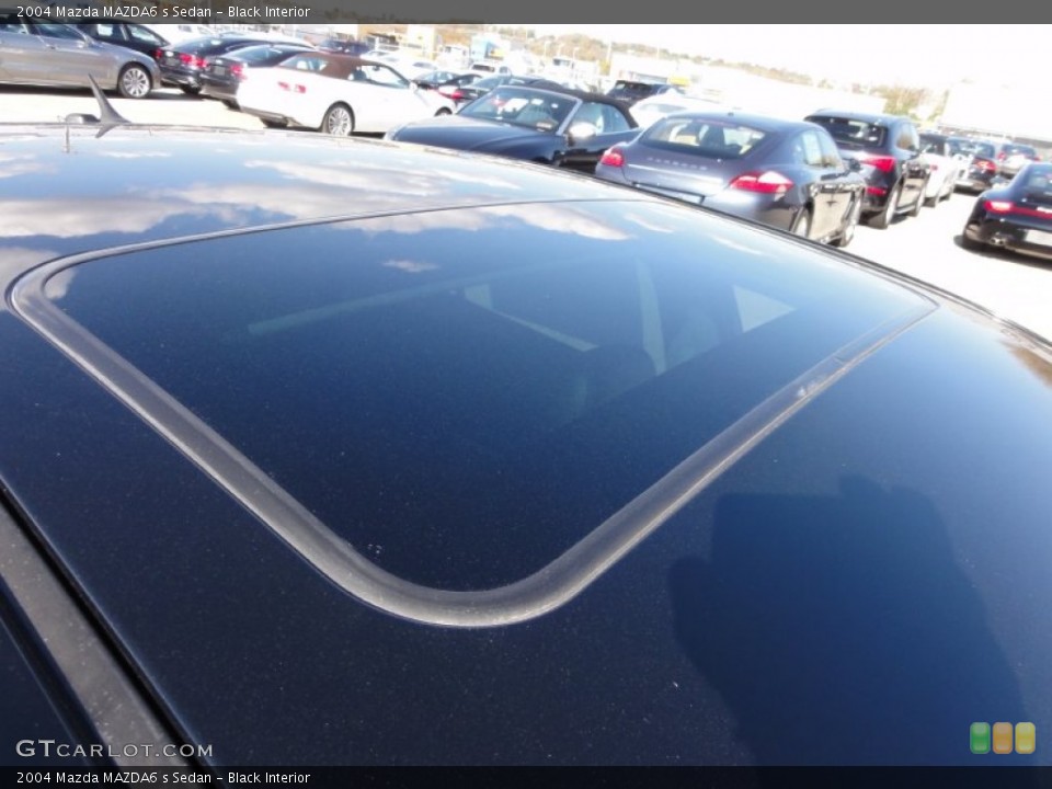 Black Interior Sunroof for the 2004 Mazda MAZDA6 s Sedan #55937676