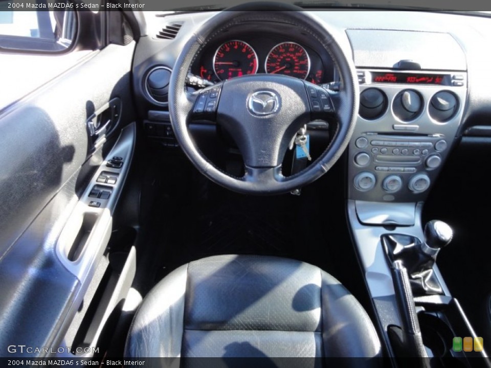 Black Interior Dashboard for the 2004 Mazda MAZDA6 s Sedan #55937736
