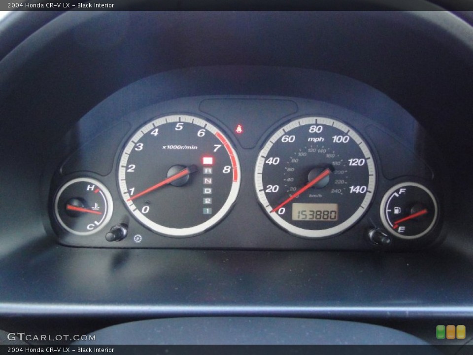 Black Interior Gauges for the 2004 Honda CR-V LX #55937739