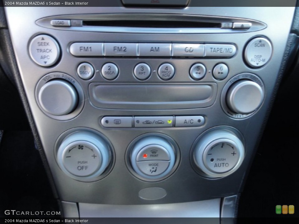 Black Interior Controls for the 2004 Mazda MAZDA6 s Sedan #55937883