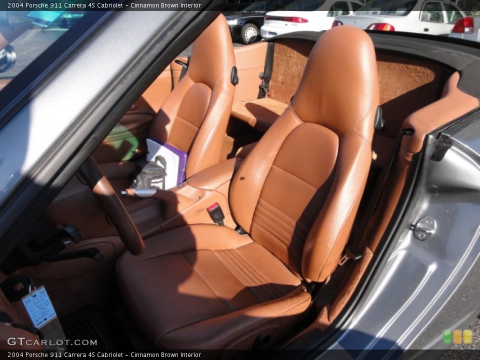 Cinnamon Brown Interior Photo for the 2004 Porsche 911 Carrera 4S Cabriolet #55938105