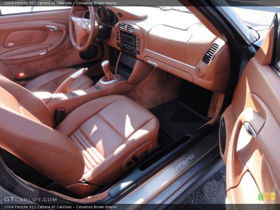 Cinnamon Brown Interior Photo for the 2004 Porsche 911 Carrera 4S Cabriolet #55938114