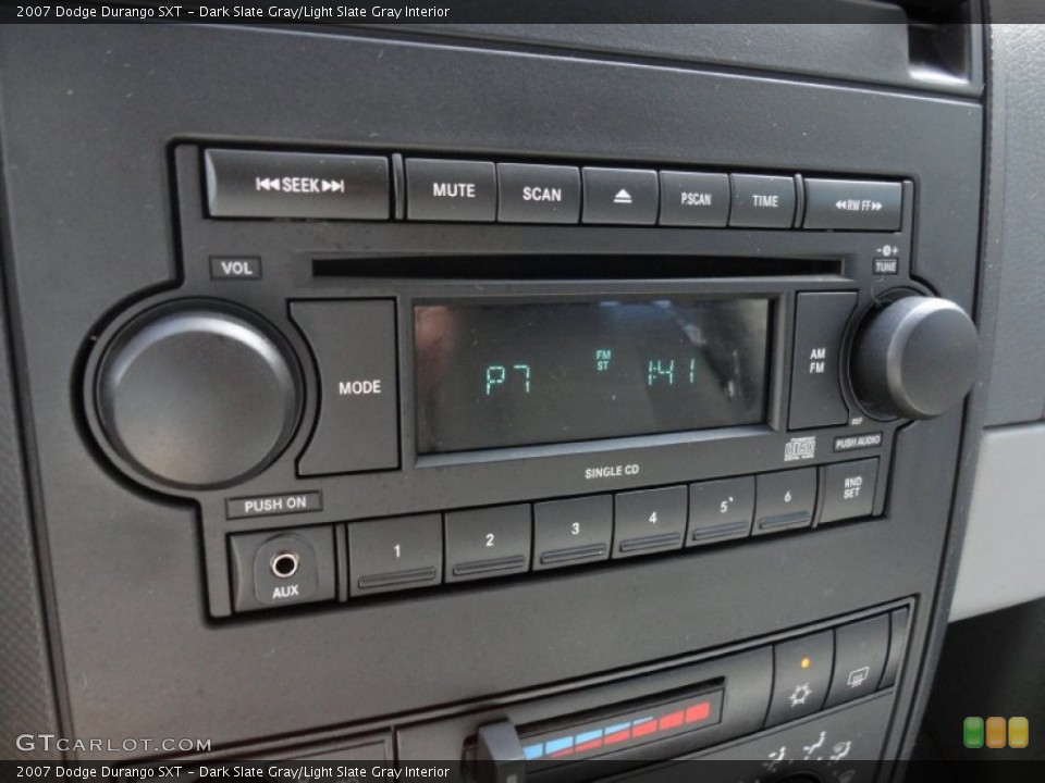 Dark Slate Gray/Light Slate Gray Interior Audio System for the 2007 Dodge Durango SXT #55938465