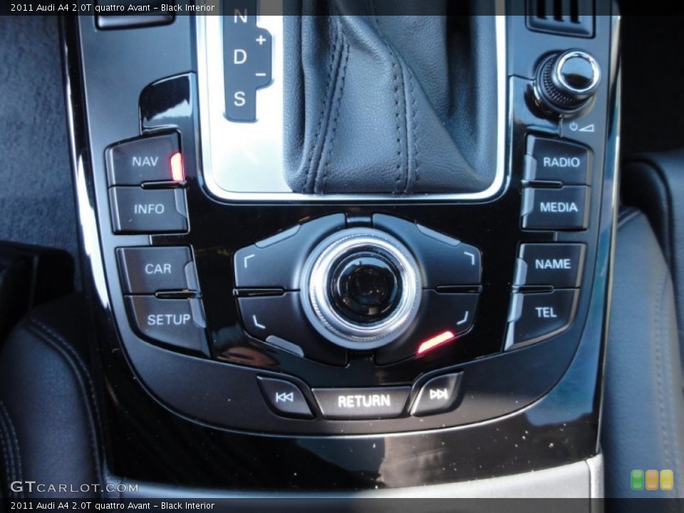 Black Interior Controls for the 2011 Audi A4 2.0T quattro Avant #55938663