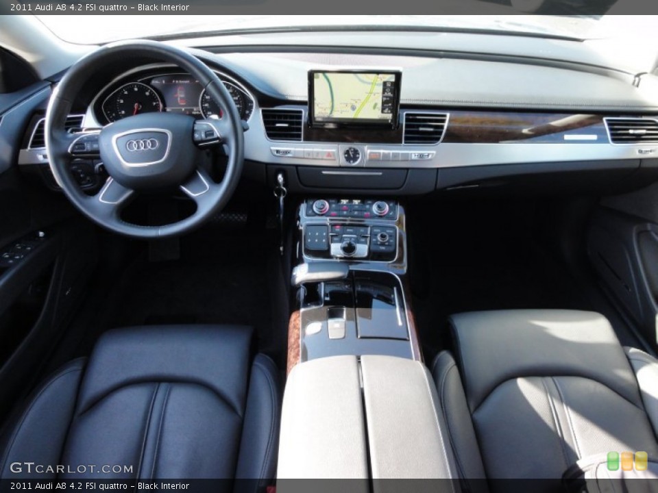 Black Interior Dashboard for the 2011 Audi A8 4.2 FSI quattro #55938939
