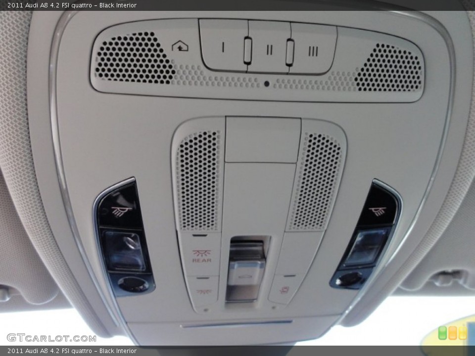 Black Interior Controls for the 2011 Audi A8 4.2 FSI quattro #55939059