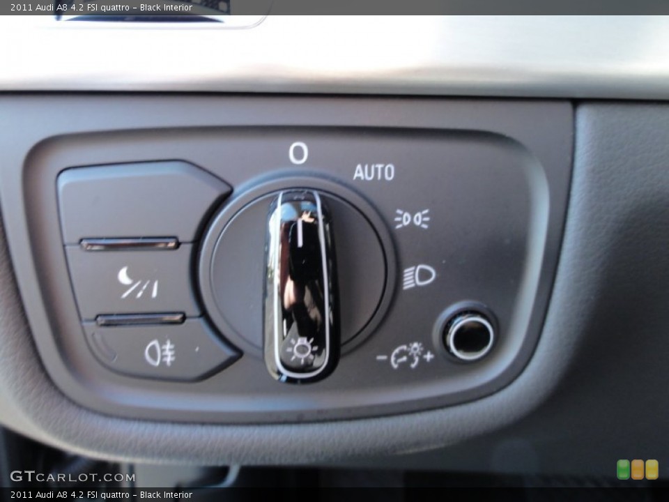 Black Interior Controls for the 2011 Audi A8 4.2 FSI quattro #55939095