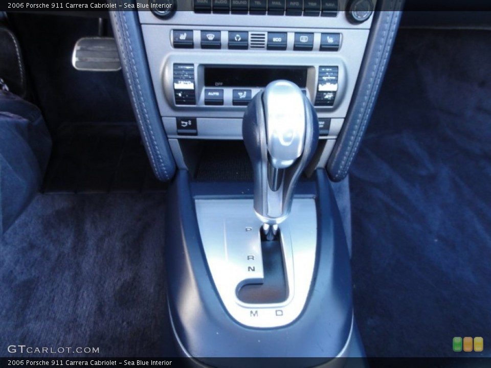 Sea Blue Interior Transmission for the 2006 Porsche 911 Carrera Cabriolet #55939383