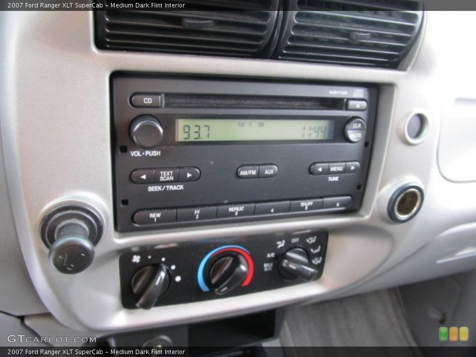 Medium Dark Flint Interior Audio System for the 2007 Ford Ranger XLT SuperCab #55941307