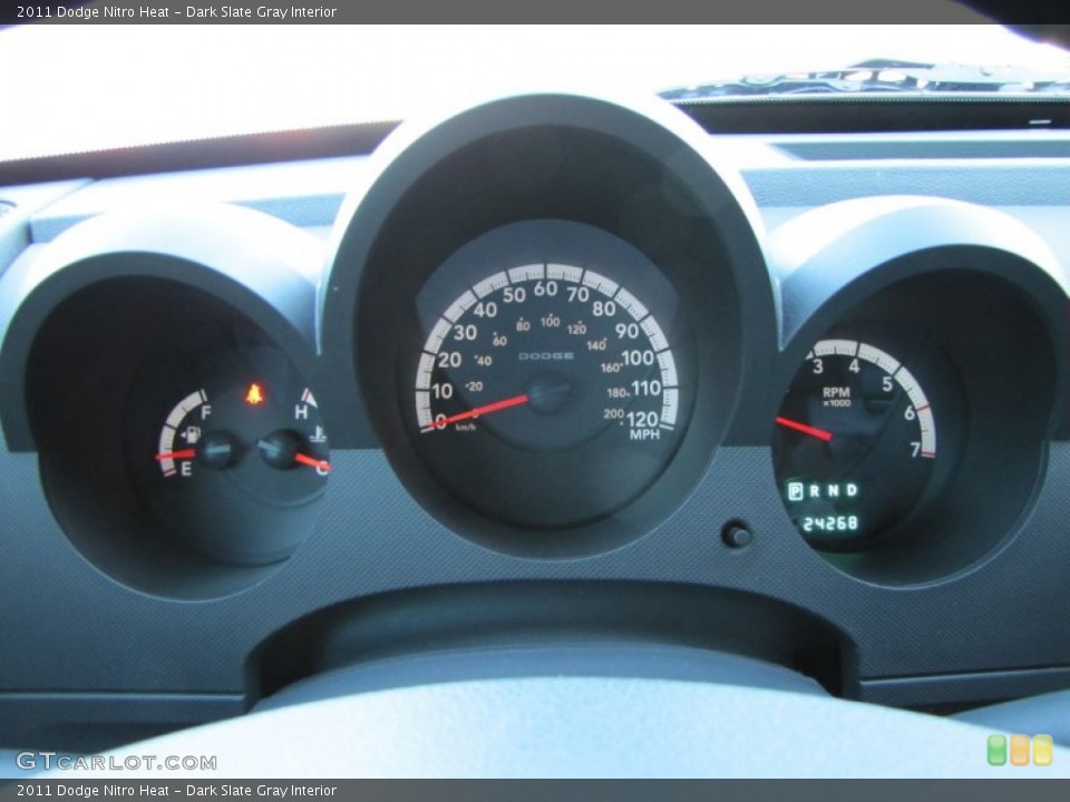 Dark Slate Gray Interior Gauges for the 2011 Dodge Nitro Heat #55941790