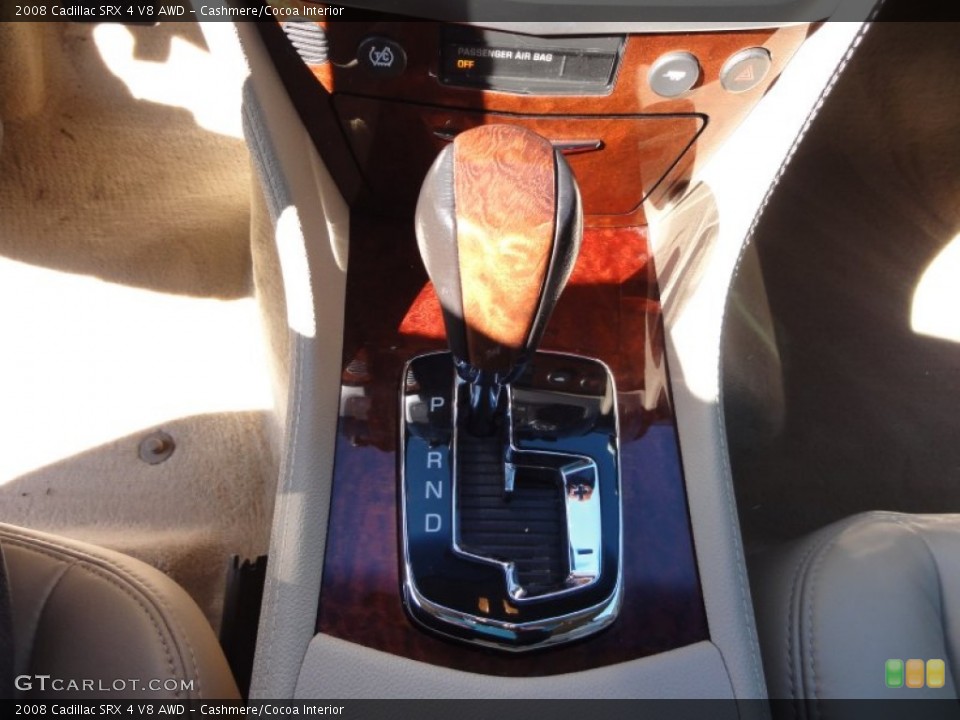Cashmere/Cocoa Interior Transmission for the 2008 Cadillac SRX 4 V8 AWD #55942588
