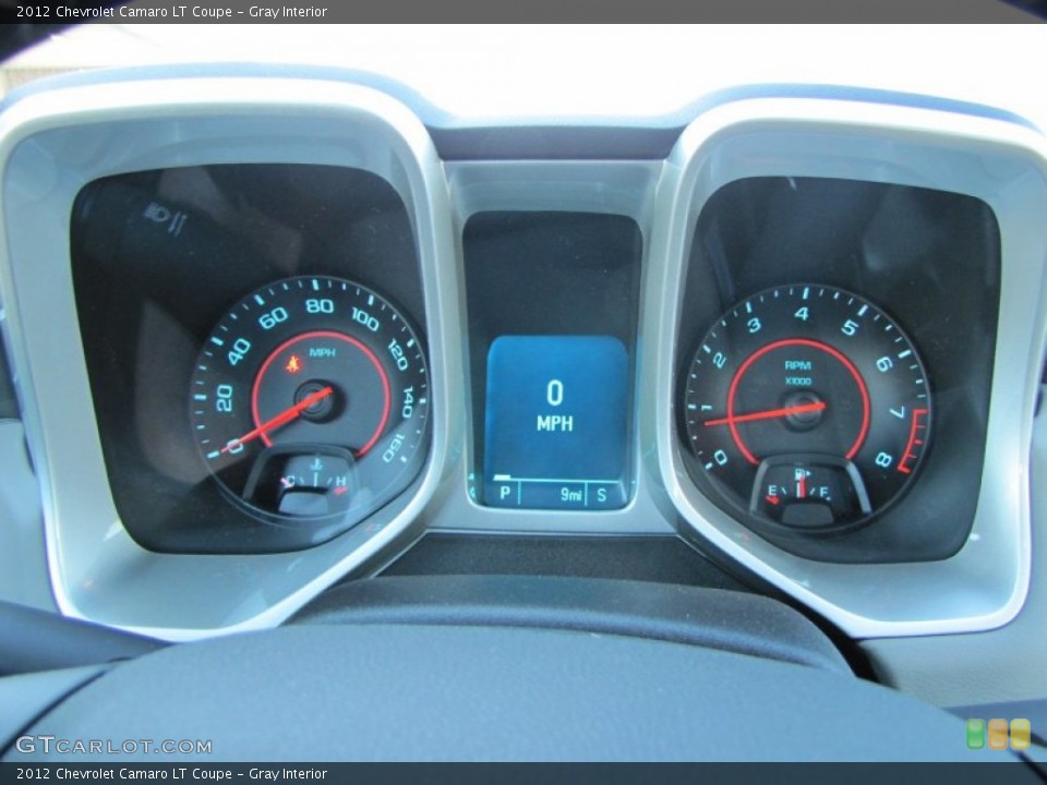 Gray Interior Gauges for the 2012 Chevrolet Camaro LT Coupe #55942612