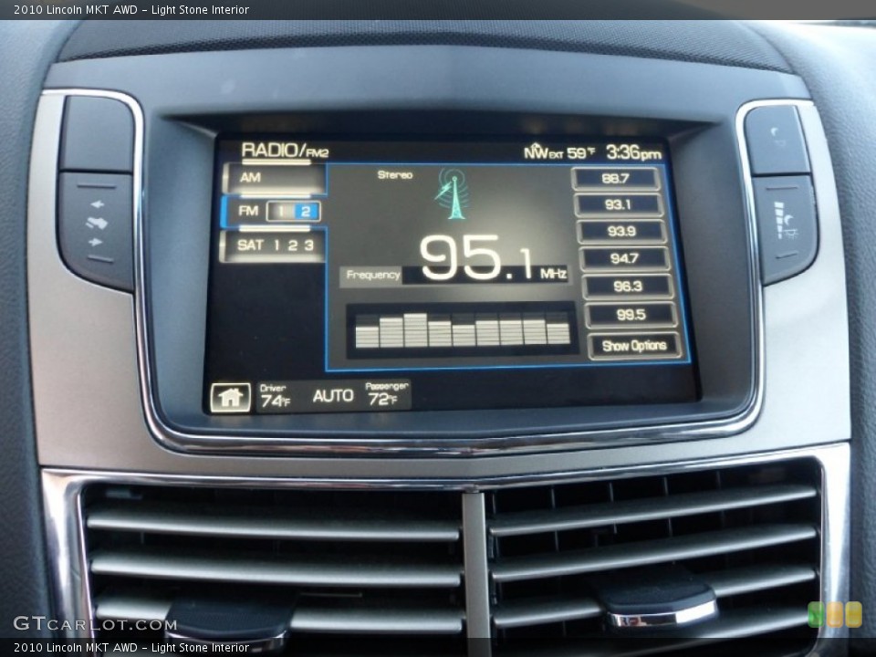 Light Stone Interior Controls for the 2010 Lincoln MKT AWD #55945204