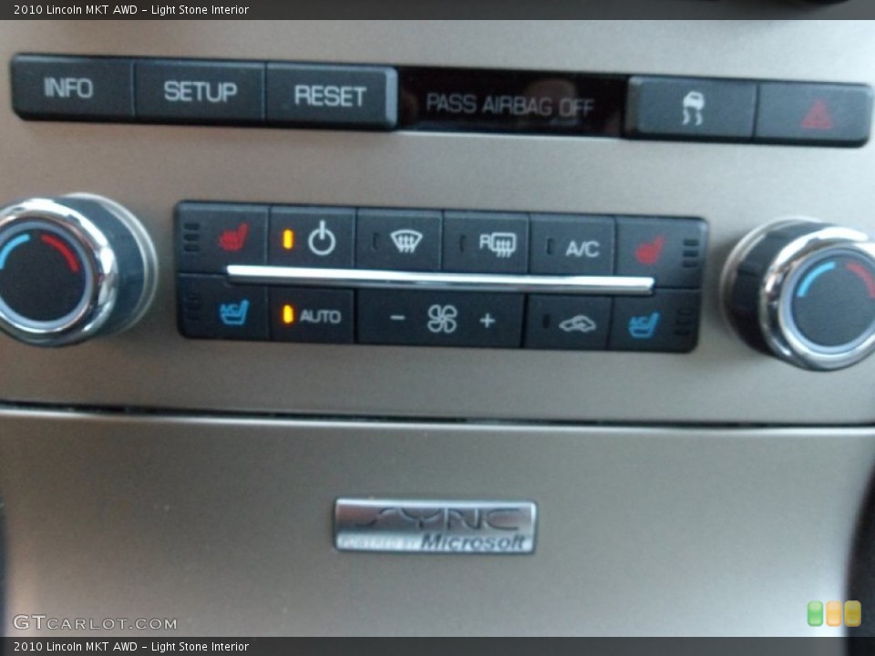 Light Stone Interior Controls for the 2010 Lincoln MKT AWD #55945237