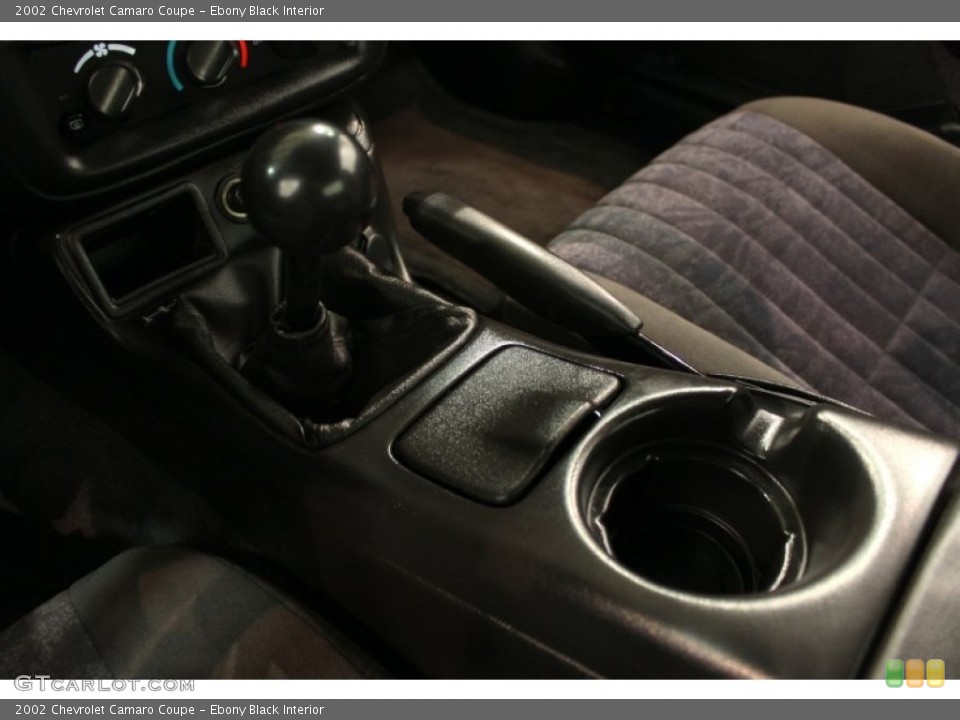 Ebony Black Interior Transmission for the 2002 Chevrolet Camaro Coupe #55945549