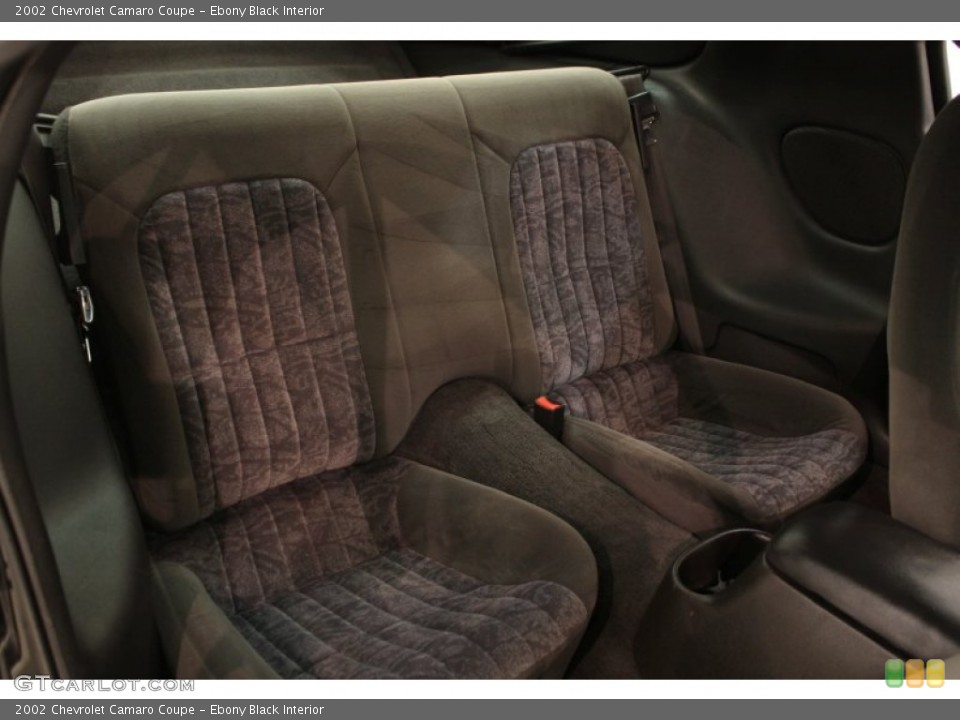 Ebony Black Interior Photo for the 2002 Chevrolet Camaro Coupe #55945576