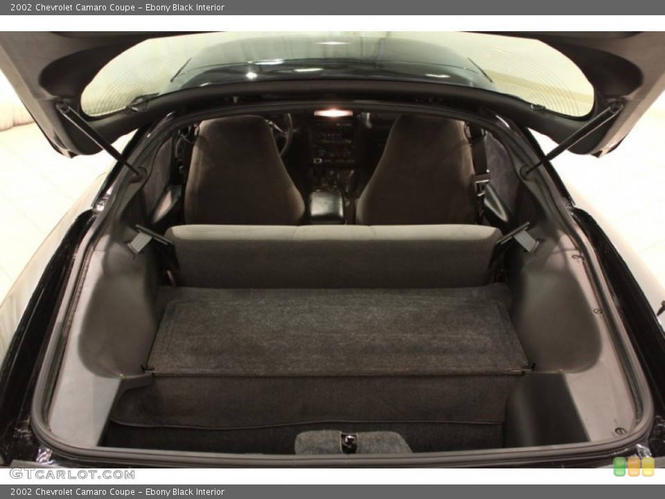 Ebony Black Interior Trunk for the 2002 Chevrolet Camaro Coupe #55945588