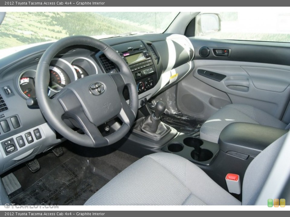 Graphite Interior Photo for the 2012 Toyota Tacoma Access Cab 4x4 #55945972