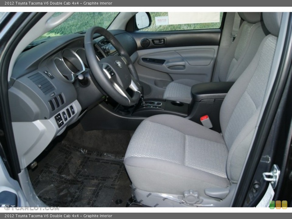 Graphite Interior Photo for the 2012 Toyota Tacoma V6 Double Cab 4x4 #55946302