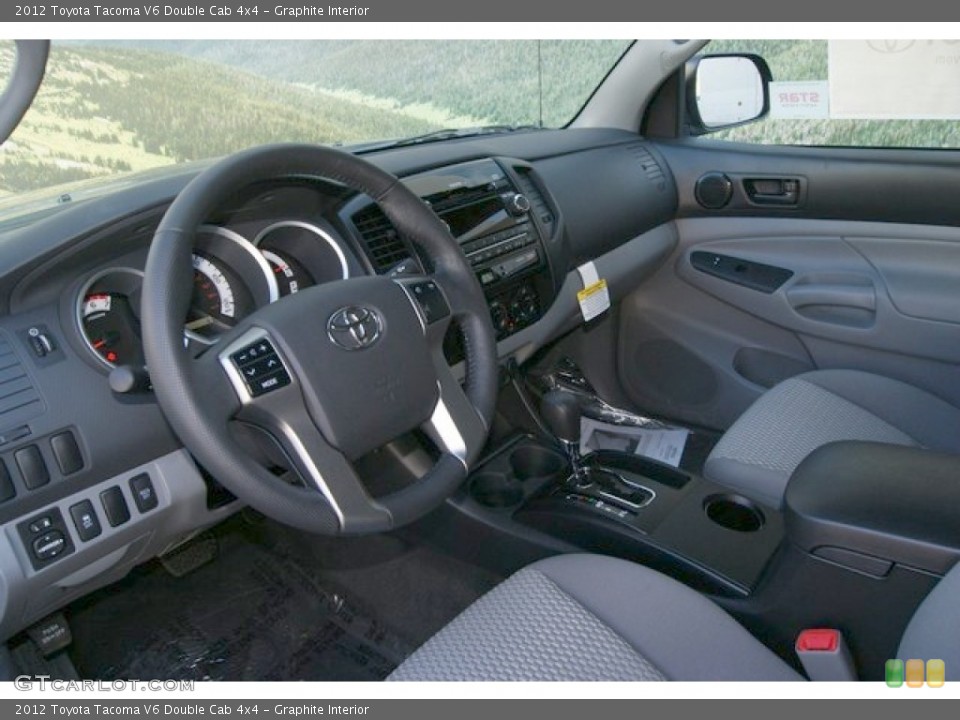 Graphite Interior Photo for the 2012 Toyota Tacoma V6 Double Cab 4x4 #55946311