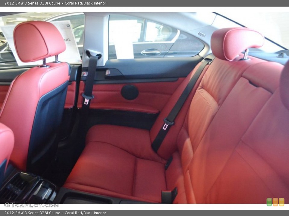 Coral Red/Black Interior Photo for the 2012 BMW 3 Series 328i Coupe #55946668