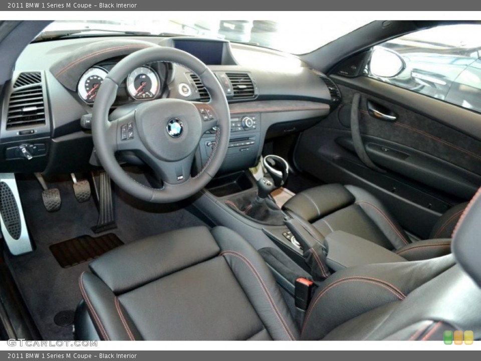 Black Interior Prime Interior for the 2011 BMW 1 Series M Coupe #55946732