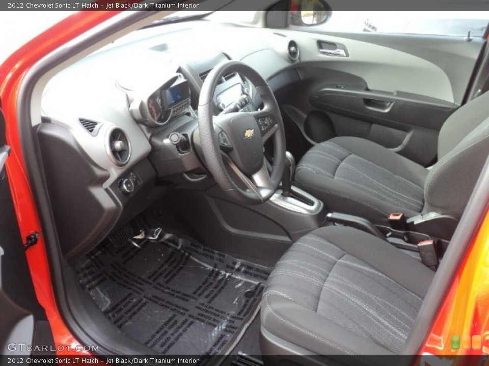 Jet Black/Dark Titanium Interior Photo for the 2012 Chevrolet Sonic LT Hatch #55947868