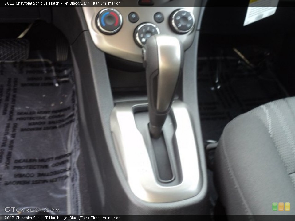 Jet Black/Dark Titanium Interior Transmission for the 2012 Chevrolet Sonic LT Hatch #55947877