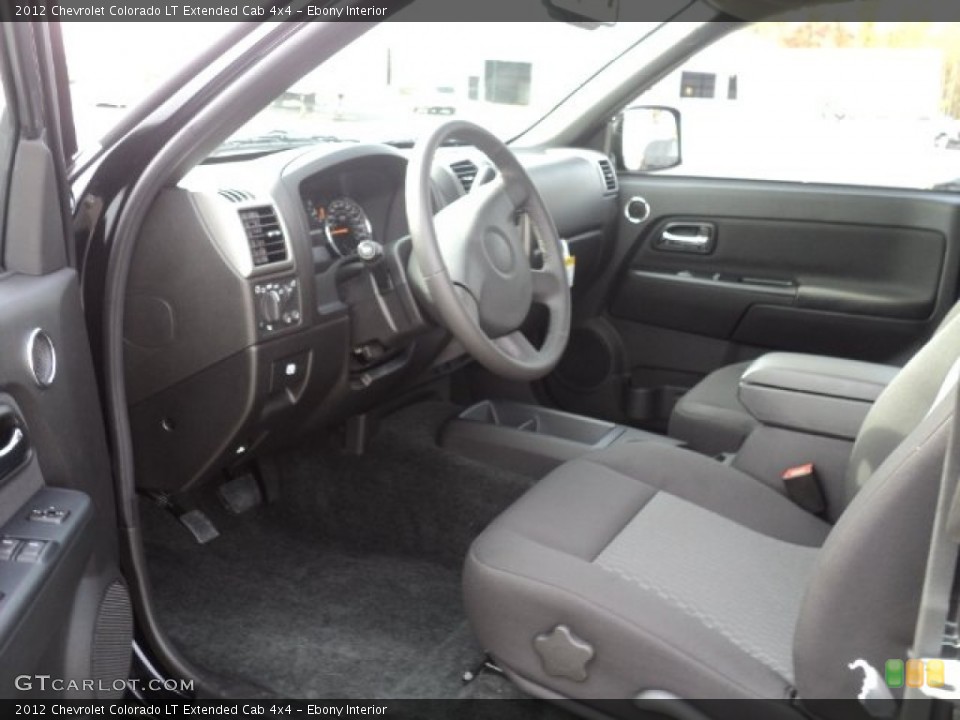 Ebony Interior Photo for the 2012 Chevrolet Colorado LT Extended Cab 4x4 #55948669