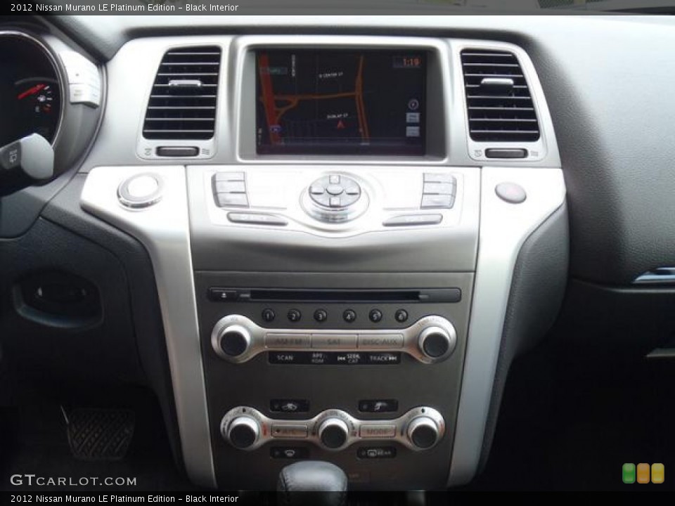 Black Interior Controls for the 2012 Nissan Murano LE Platinum Edition #55949278