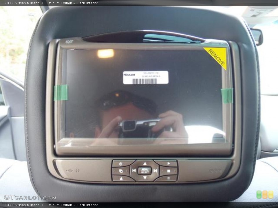 Black Interior Controls for the 2012 Nissan Murano LE Platinum Edition #55949322