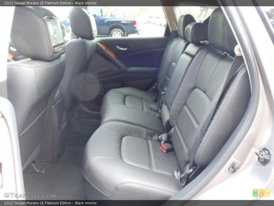 Black Interior Photo for the 2012 Nissan Murano LE Platinum Edition #55949335