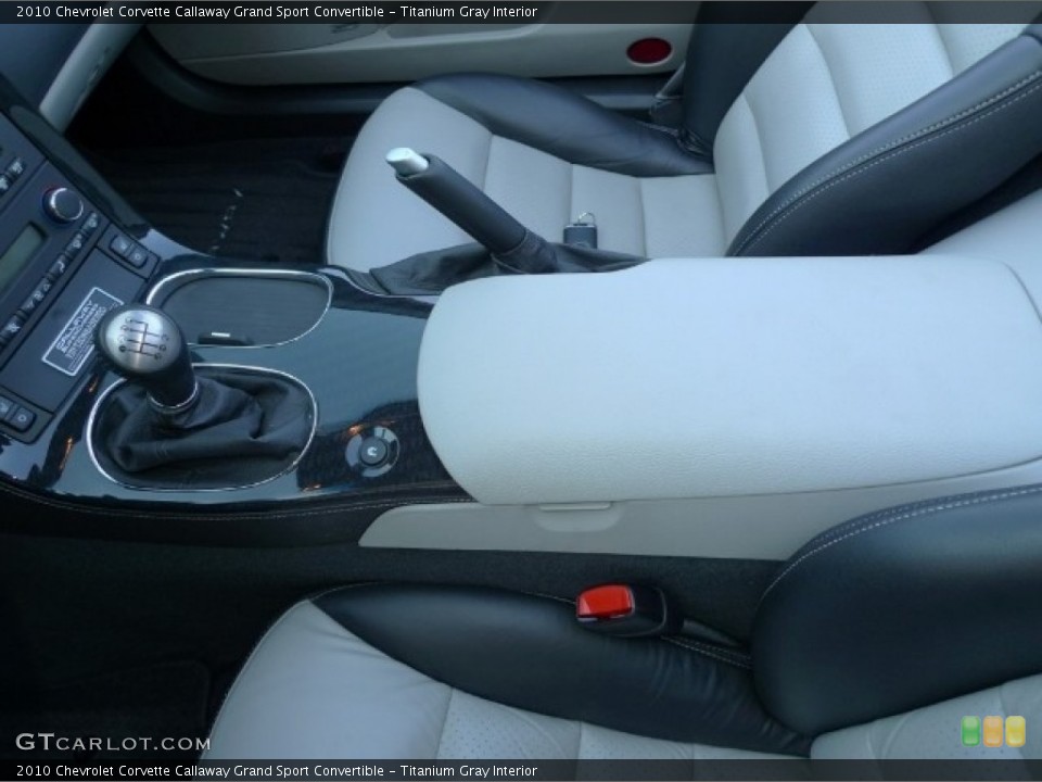 Titanium Gray Interior Photo for the 2010 Chevrolet Corvette Callaway Grand Sport Convertible #55949730