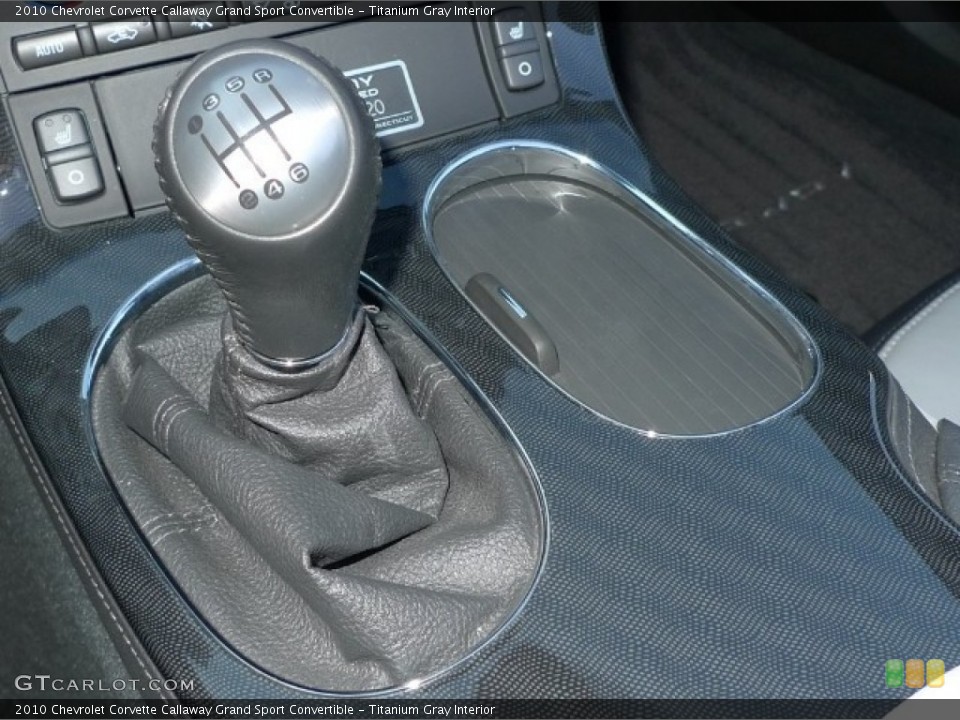 Titanium Gray Interior Transmission for the 2010 Chevrolet Corvette Callaway Grand Sport Convertible #55949800
