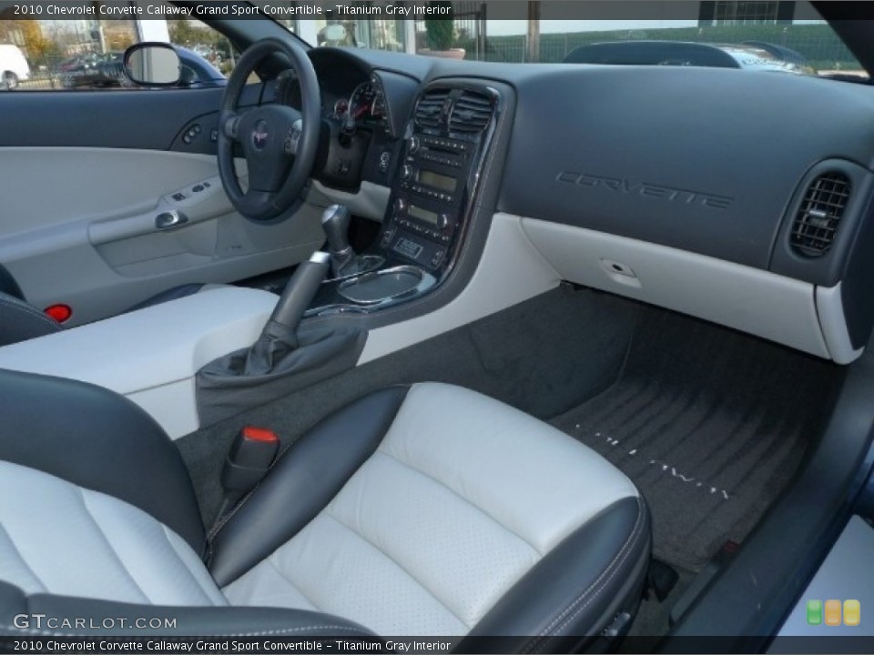 Titanium Gray Interior Photo for the 2010 Chevrolet Corvette Callaway Grand Sport Convertible #55949821