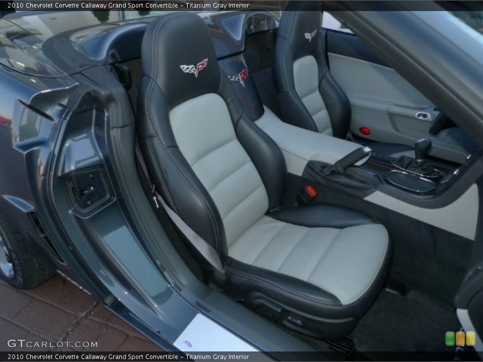 Titanium Gray Interior Photo for the 2010 Chevrolet Corvette Callaway Grand Sport Convertible #55949839